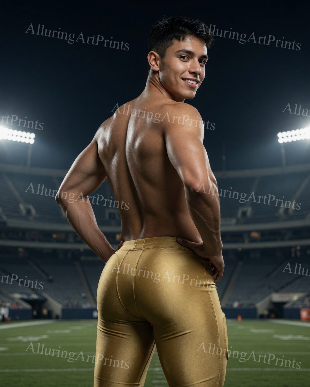 Latino Athlete Male Model Muscular - HH193