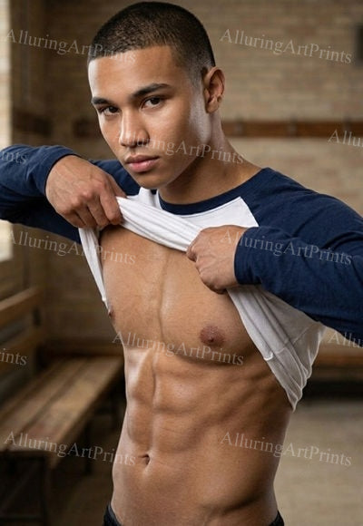 Black Male Model Muscular - J262