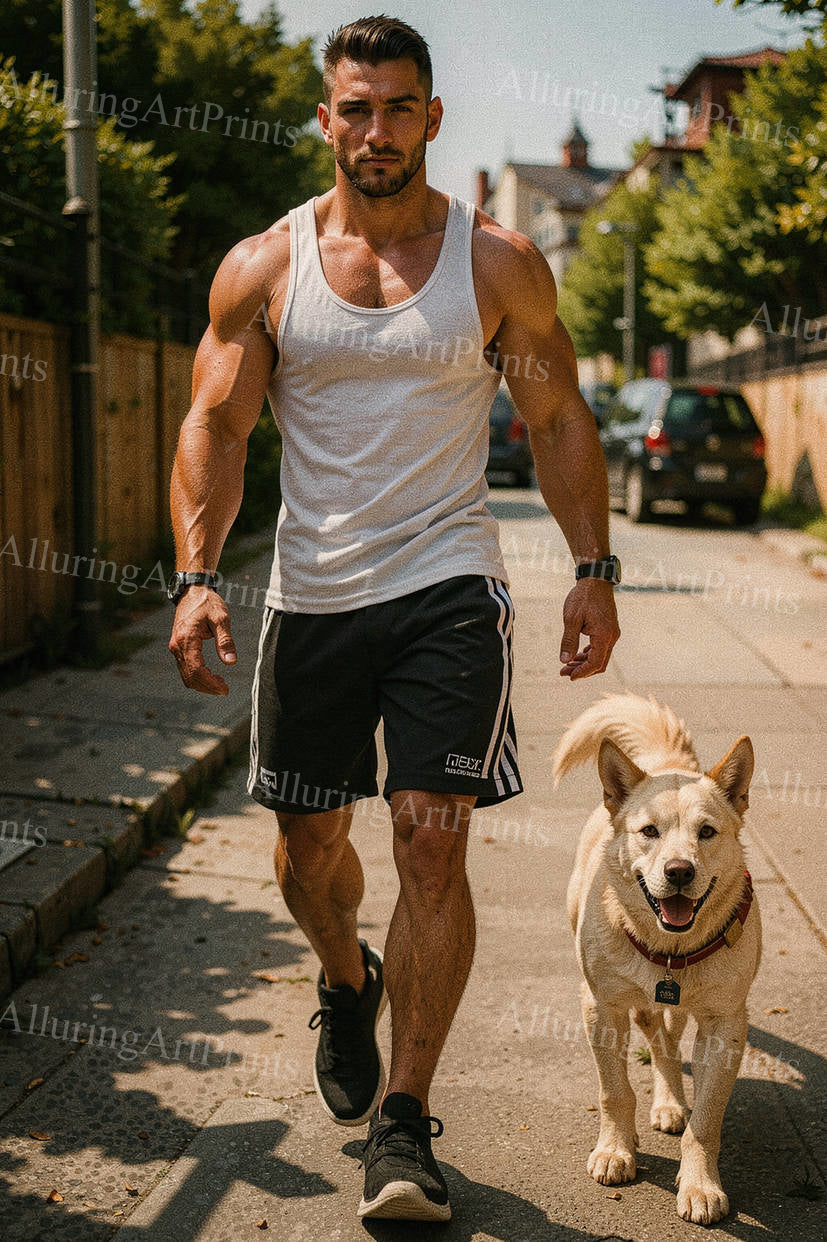 Male Model Muscular - J286