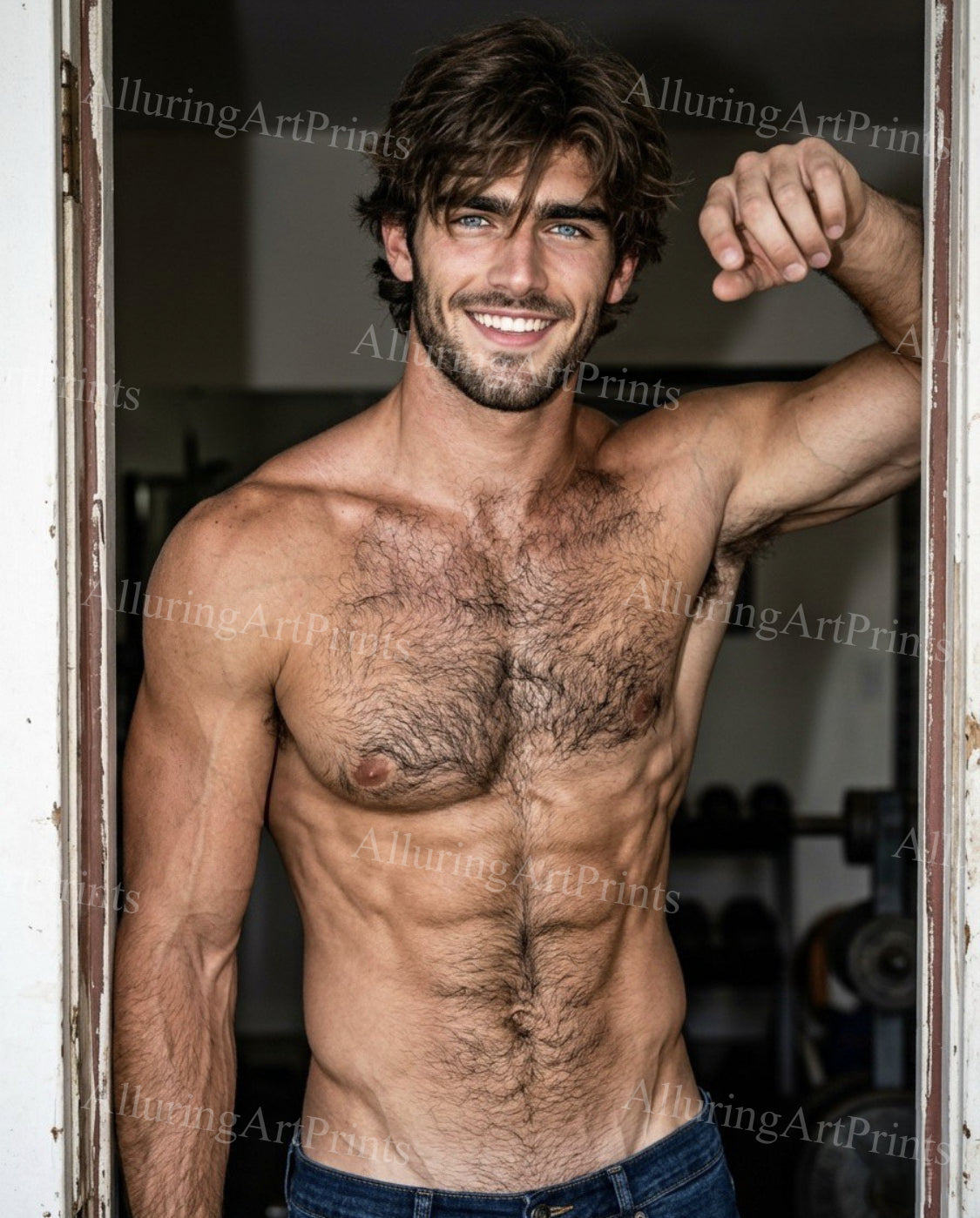 Male Model Muscular - J290