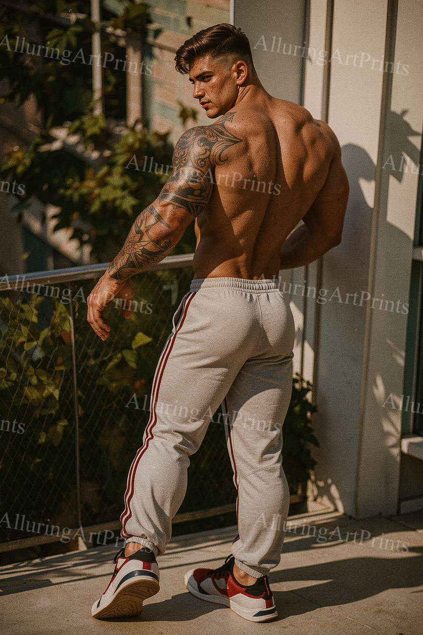 Male Model Muscular - J306
