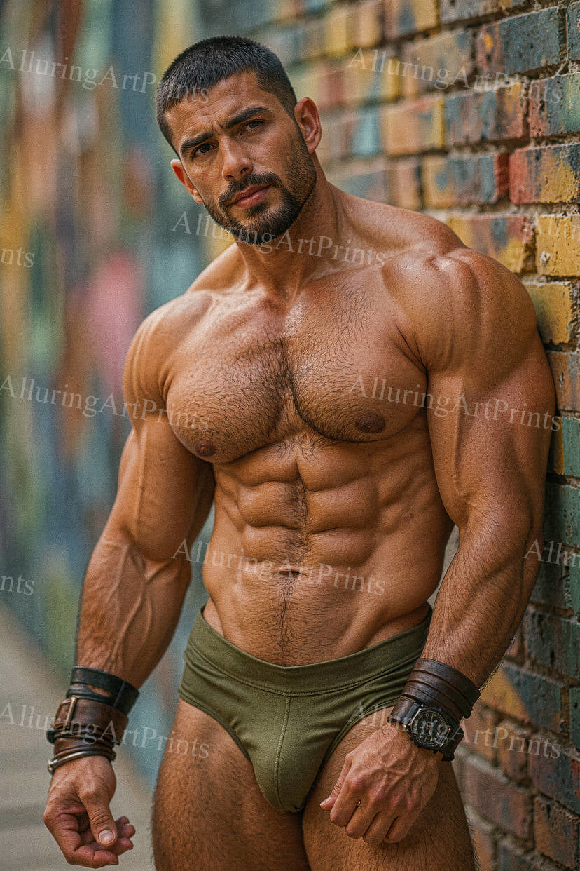 Male Model Muscular - J324