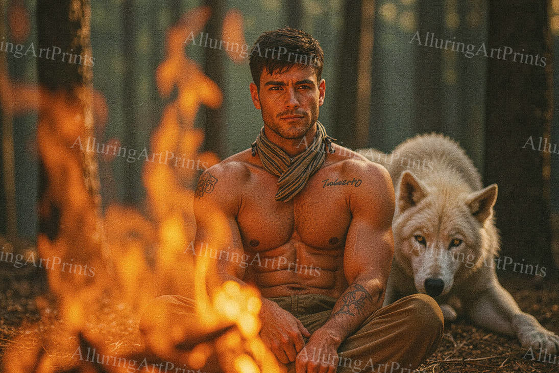 Male Model Muscular - J340