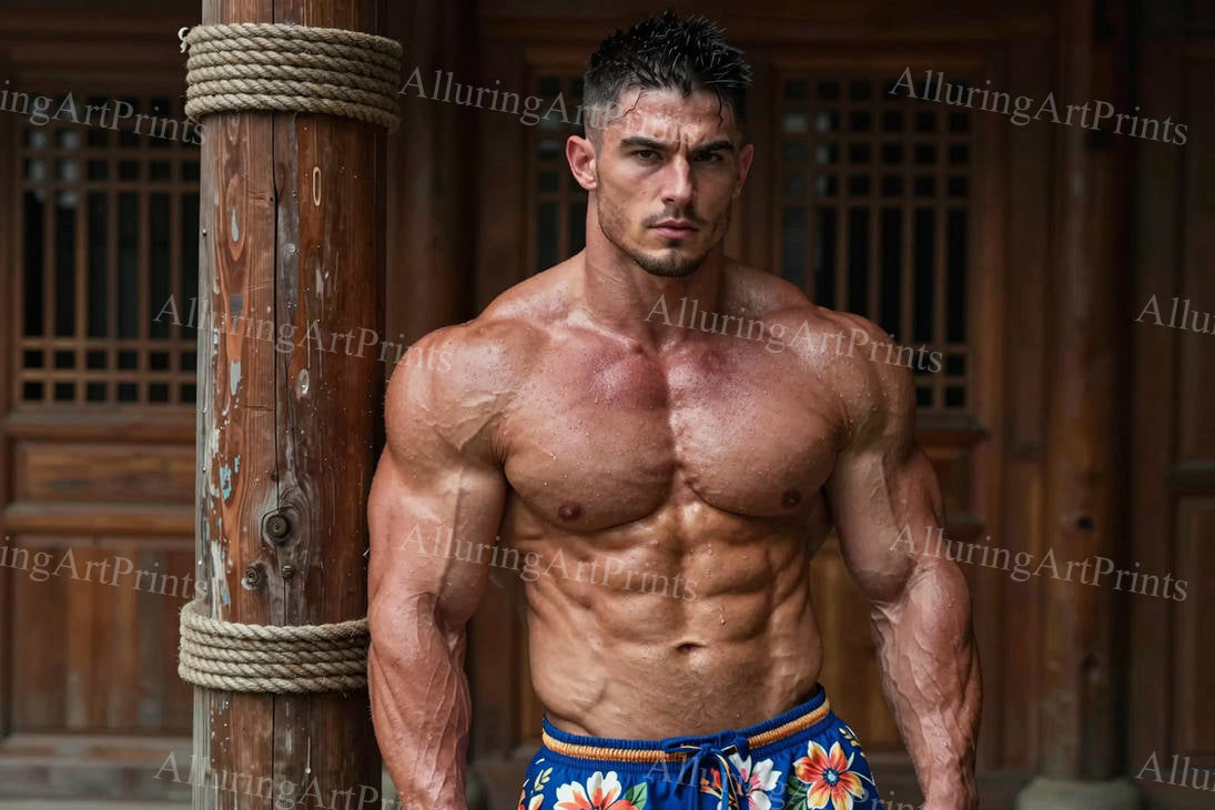 Male Model Muscular - J345