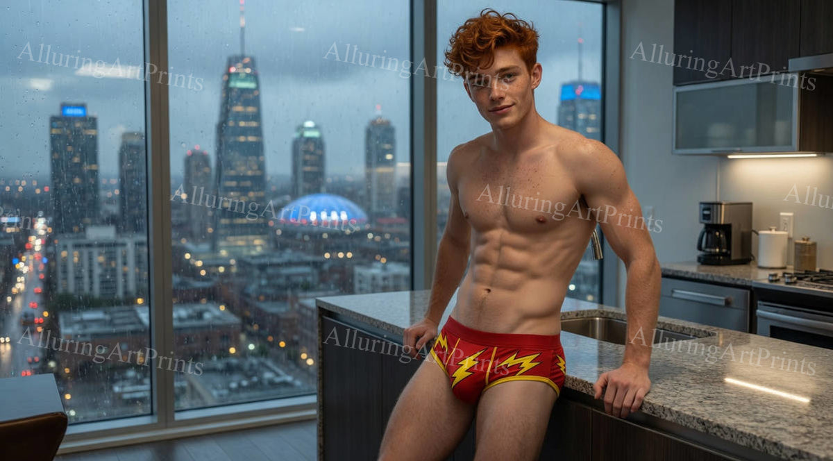 Risque Male Model Twinks - J371