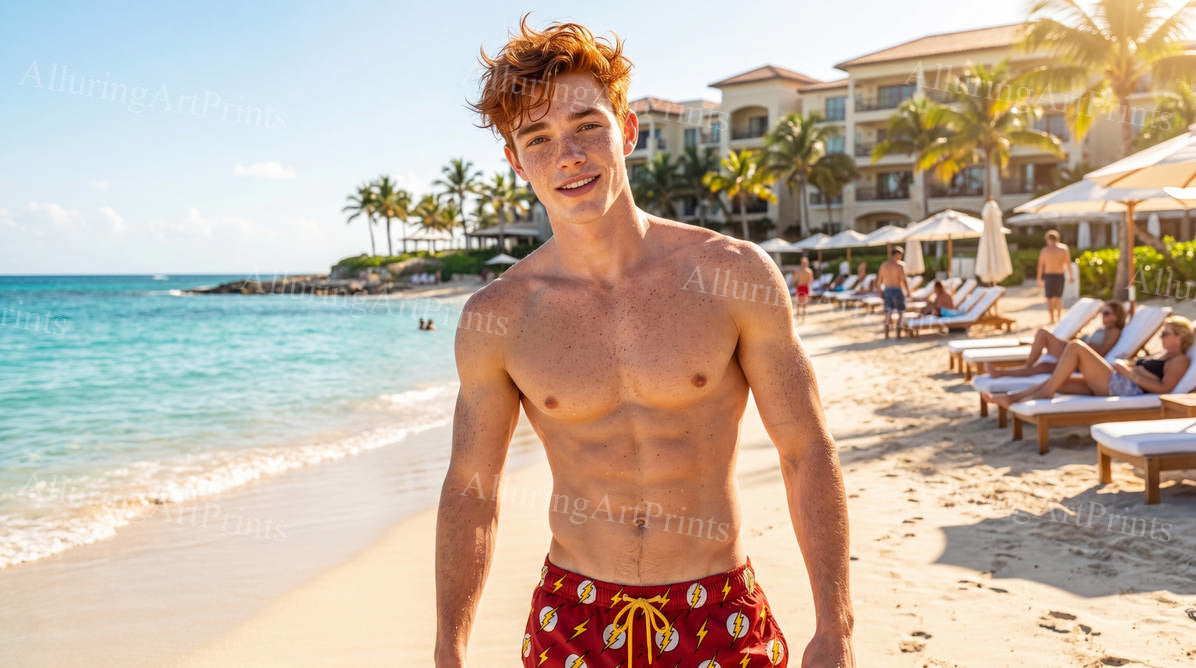 Risque Male Model Twinks - J372