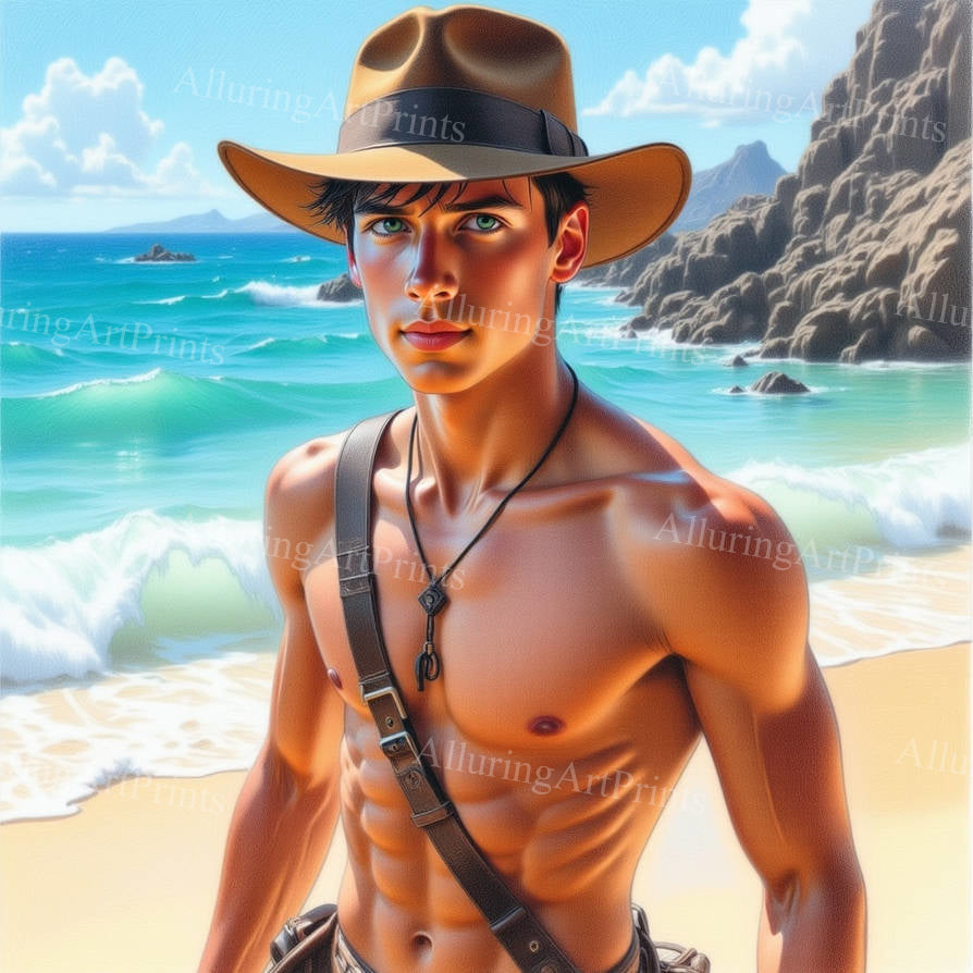 Risque Male Model Twinks - J382