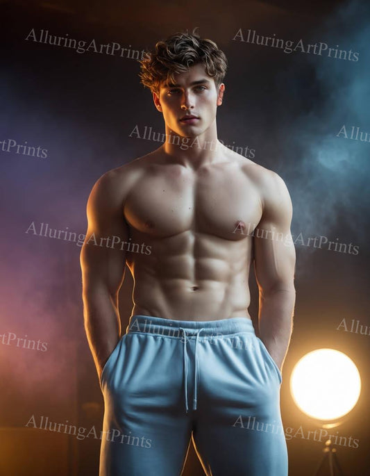 Risque Male Model Twinks - J432