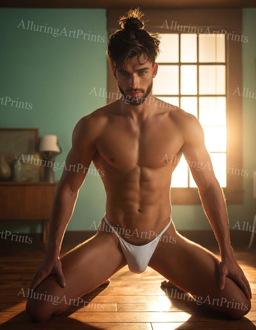 Risque Male Model Twinks - J448