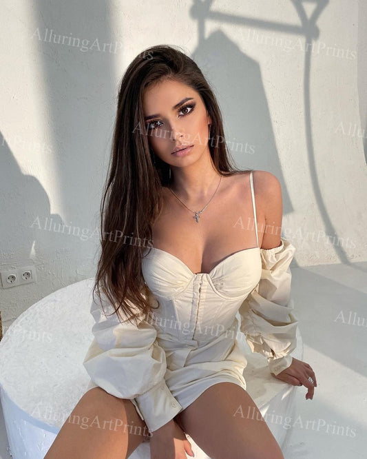 Risque Nastya Titorenko Brunette Model - Q486
