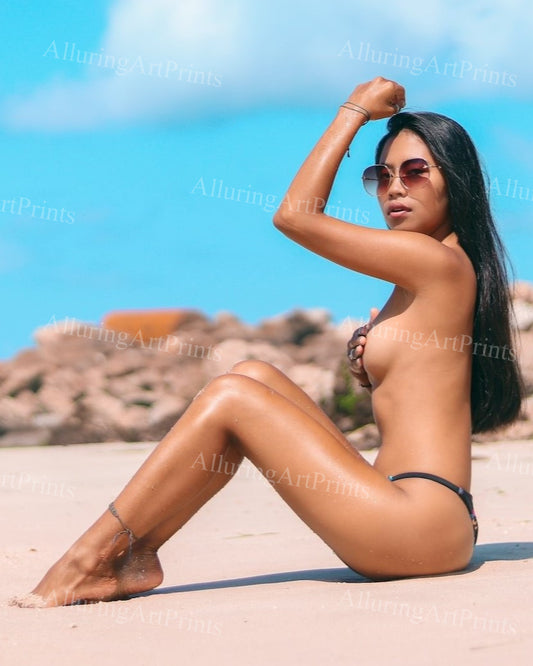 Nude Asian Model Female Digital Art AI Fantasy - QQ1008