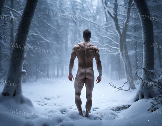 Nude Male Model Muscular - U1196