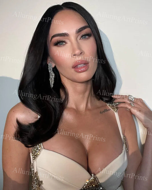 Risque Megan Fox Brunette Model - C776
