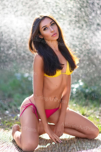 Risque Brunette Model - E400
