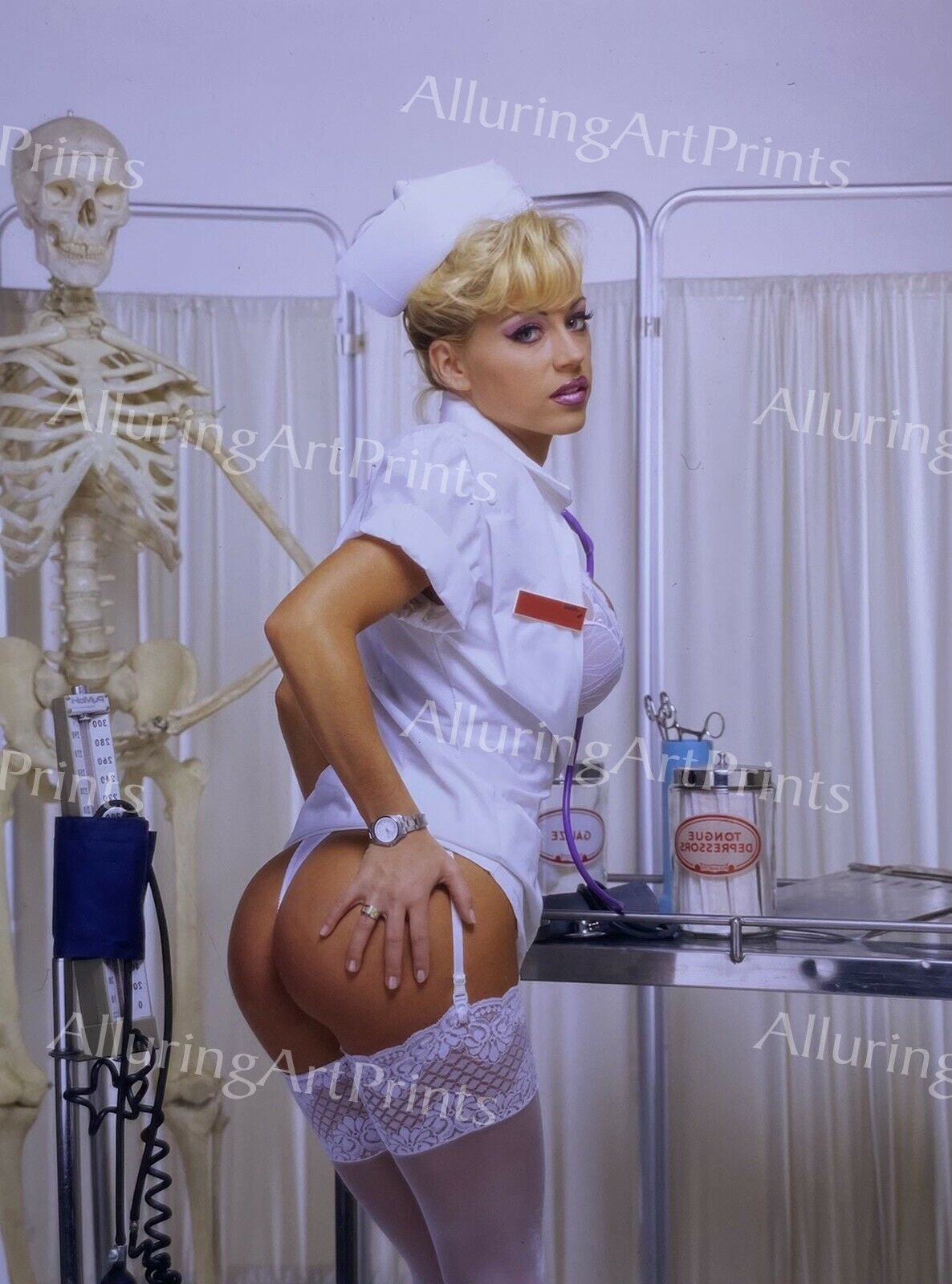 90s Risque Blonde Model - A949